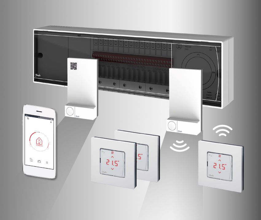 Das Danfoss Icon System zur Fußbodenheizungssteuerung...