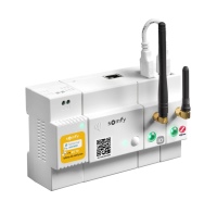 Die TaHoma DIN Rail wird unsichtbar auf der Hutschiene im Schaltschrank eingebaut und kann einfach per Webbrowser, App oder Sprachsteuerung bedient werden. <br />Bilder: Danfoss