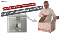 Was ist drin im Komplettset für bodengleiches Duschen? Im “Unboxing-Video” zeigt Christian Jacobs alle Komponenten des “Sanftläufer Universal”.<br />Bilder: Gang-Way<br /><br />                                    