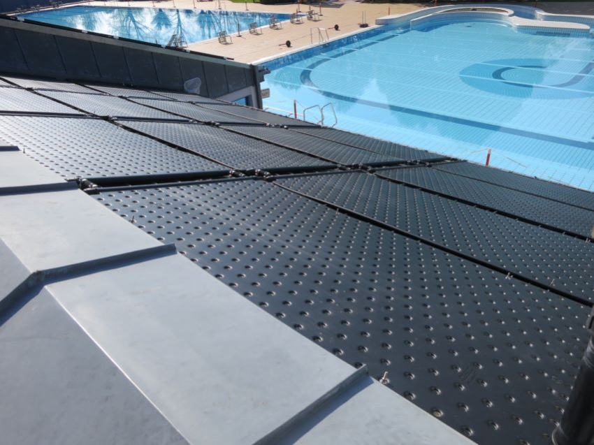 Praxisbeispiel für Schwimmbadwassererwärmung im öffentlichen...