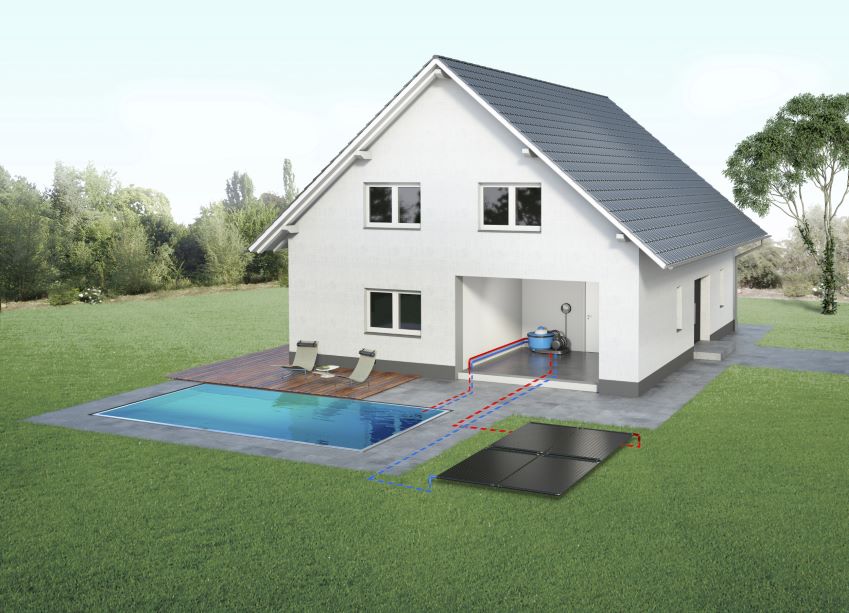 Die Roth Schwimmbadabsorber HelioPool gibt es mit 1,2...