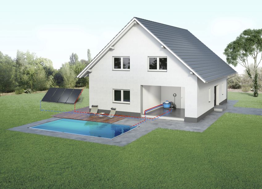 Die Roth Schwimmbadabsorber HelioPool eignen sich zur...