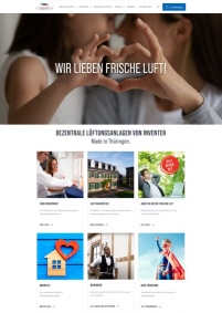 Lüftungsspezialist inVENTer relauncht seinen Webauftritt........