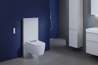 Wer nachträglich ein Dusch-WC einbauen und seinen Aufputz- oder Unterputz-Spülkasten ersetzen möchte, kann bei der Badmodernisierung einen Geberit Monolith installieren.