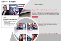 herotec hat seinen Internetauftritt erweitert und setzt.......