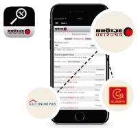 Mit der Ersatzteil App findet der SHK-Fachmann rasch.......