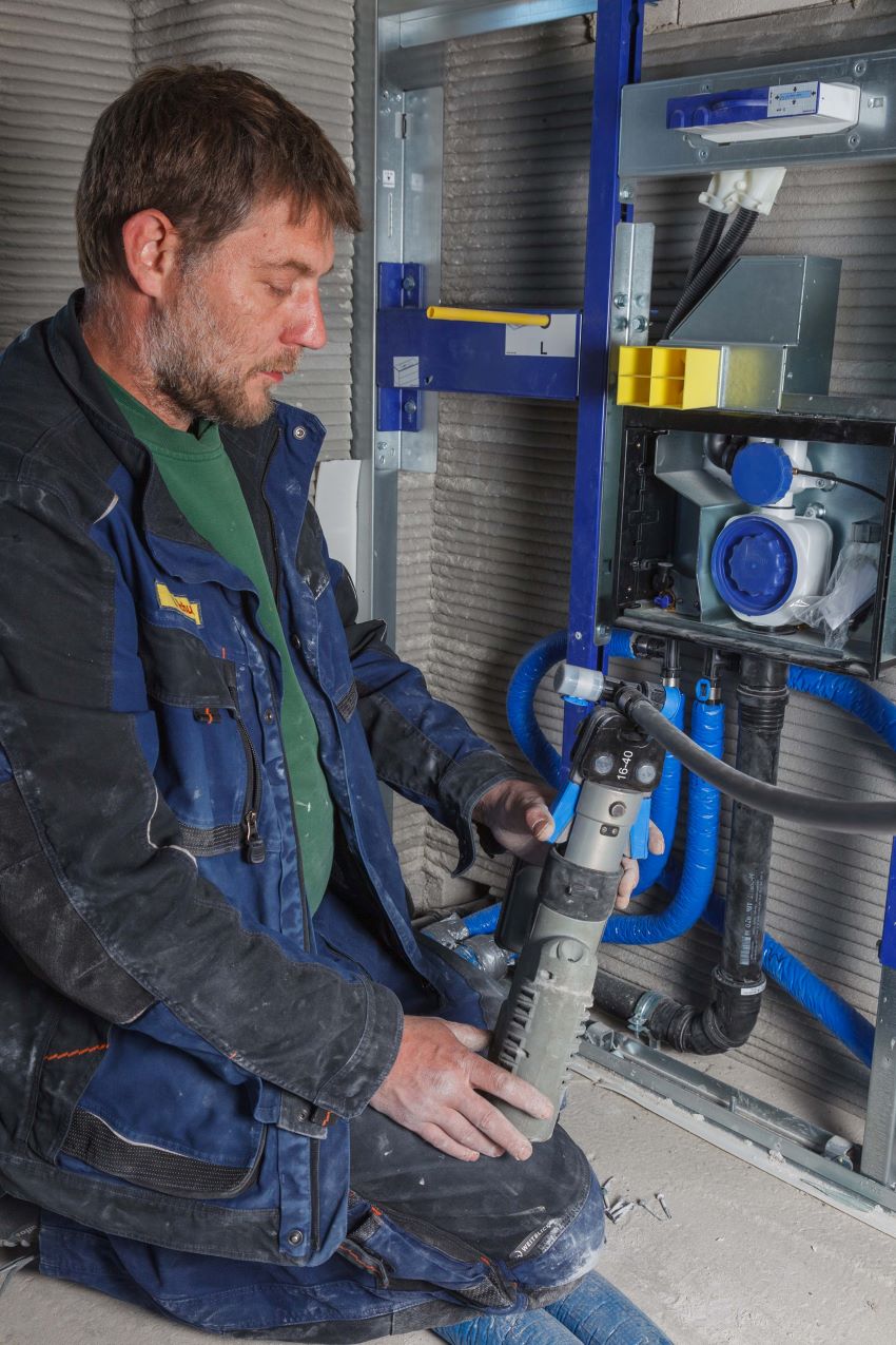 Für die Installation des Trinkwassersystems FlowFit...