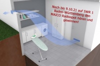 SWR1 Ba-Wü einschalten und mit MAICO gewinnen!<br />Bilder: Maico