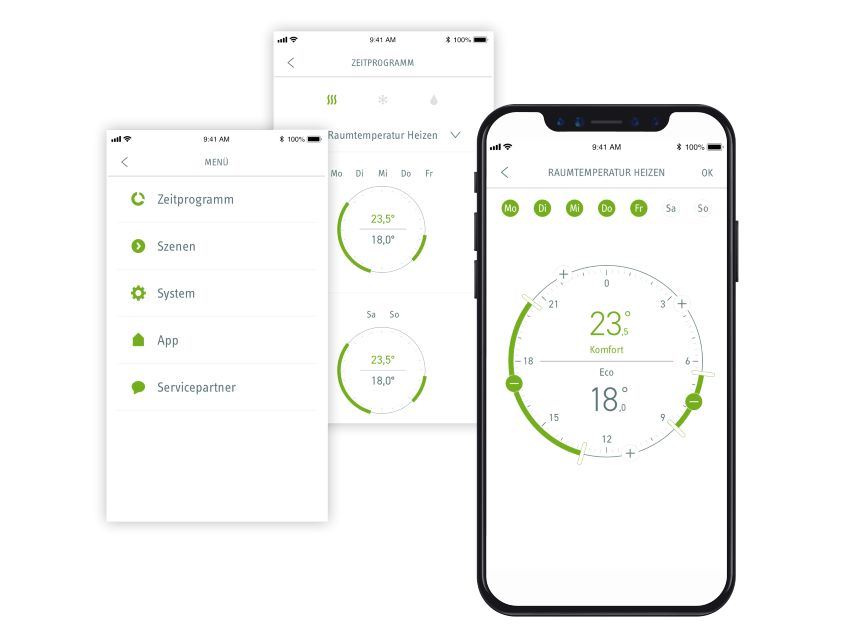 Komfortabel und smart: Die tecalor-App zur Steuerung...