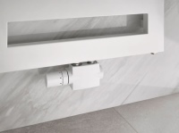 Das Kompaktventil mit flexiblen Anschlussmöglichkeiten inkl. Designblende ist universell einsetzbar und in den Farben Chrom und Weiß erhältlich. 