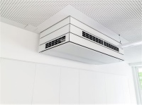 Die dezentralen Lüftungsgeräte DUPLEX Vent 800 VC versorgen die Unterrichtsräume und überzeugen mit ihrem flüsterleisen Betrieb. 