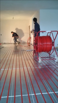 Renovierung eines Einfamilienhauses in Würzburg mit rund 120 m² Roth ClimaComfort Panelsystem.