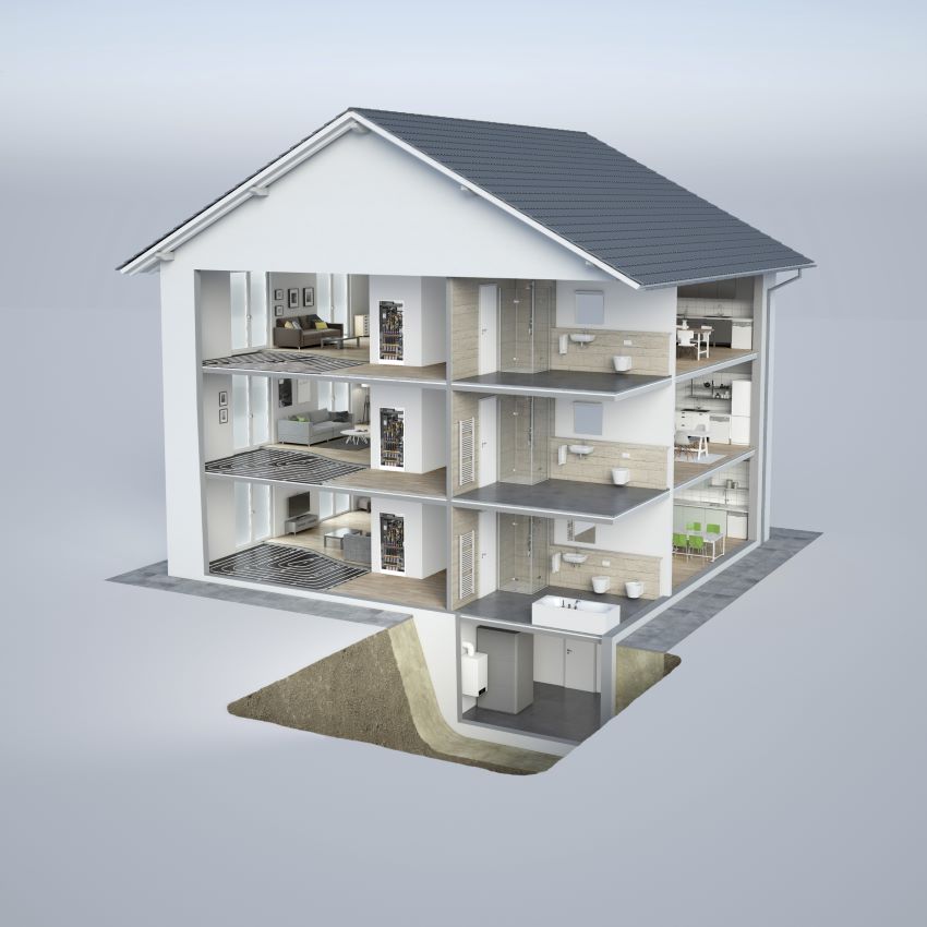 Die modular aufgebauten montagefreundlichen Roth FlatConnect...