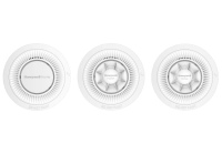 Mit dem R200S-N1 Rauchwarnmelder, dem R200H-N1 Wärmewarnmelder und dem kombinierten Rauch- und Wärmewarnmelder R200ST-N1 bietet Resideo für unterschiedliche Räume das passende Produkt zur frühzeitigen Erkennung von Bränden. Die leicht zu installierenden Melder lassen sich einfach drahtlos miteinander verbinden, sodass im Alarmfall alle vernetzten Melder auslösen.