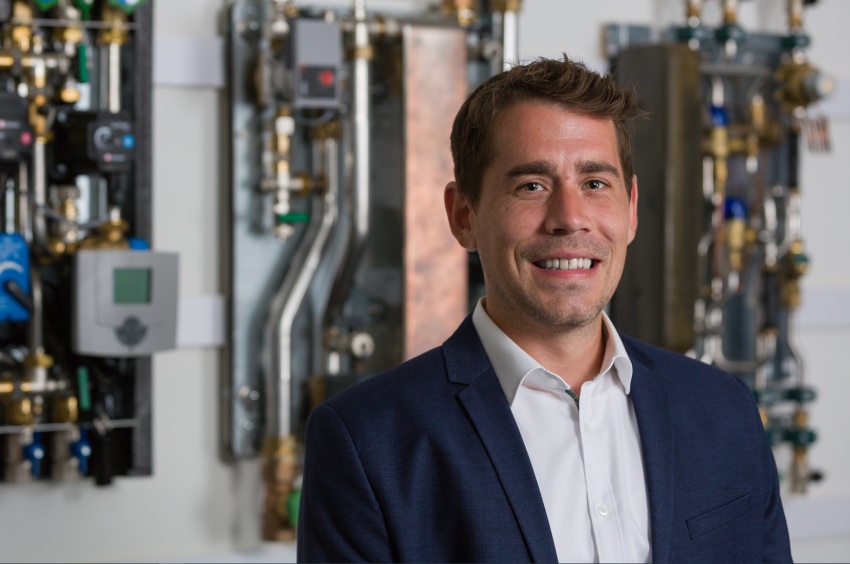 Kai Guggenmoser, der das neue Taconova Team als Planer-Berater...
