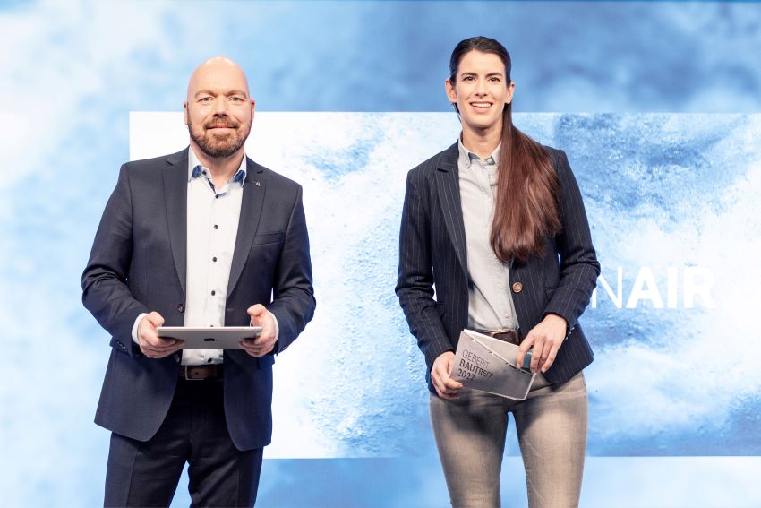 Das bewährte Moderatoren-Duo Dirk Engelhardt und Gesine...