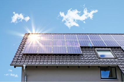 Derzeit sehr gefragt: Eine Photovoltaikanlage erzeugt...