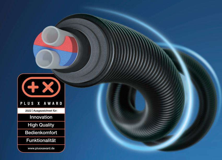 Das neue Rohrsystem Uponor Ecoflex VIP wurde mit dem...