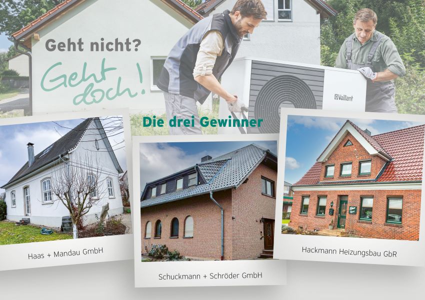 ”Geht nicht? Geht doch!“ Vaillant präsentiert die drei...