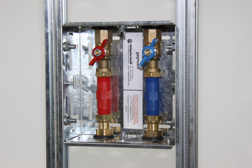 Messstation Sanitär Mini im „Geberit GIS System“
