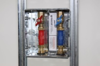 Messstation Sanitär Mini im „Geberit GIS System“
