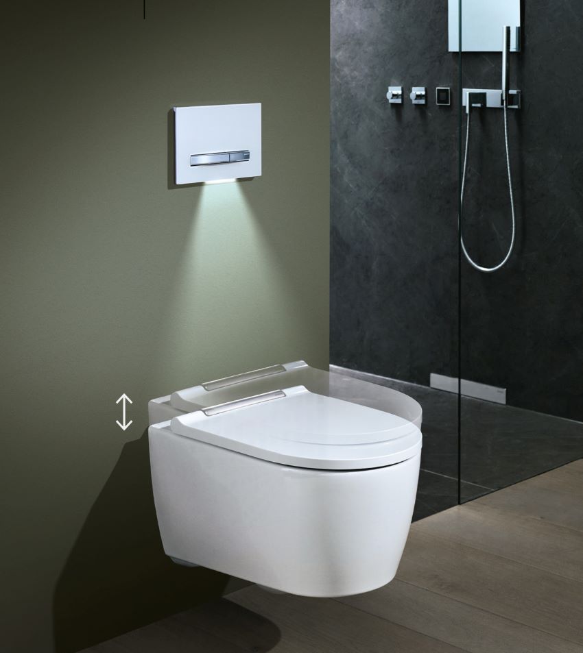 Das Geberit ONE WC kann auch Jahre nach dem Einbau...