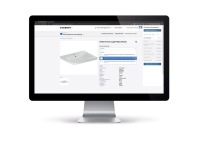 Bei der Auswahl eines Produktes, hier ein Geberit iCon Light Waschtisch, werden dem Planer oder Installateur die Artikelnummer, Maße sowie alle weiteren wichtigen Angaben angezeigt. 