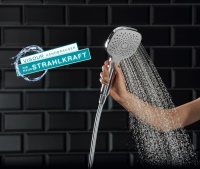 Ob Volumen-Strahl, Shampoo-Strahl oder Punkt-Strahl – mit den VIGOUR individual V3 Handbrausen haben Sie Ihr persönliches Duscherlebnis in der Hand.