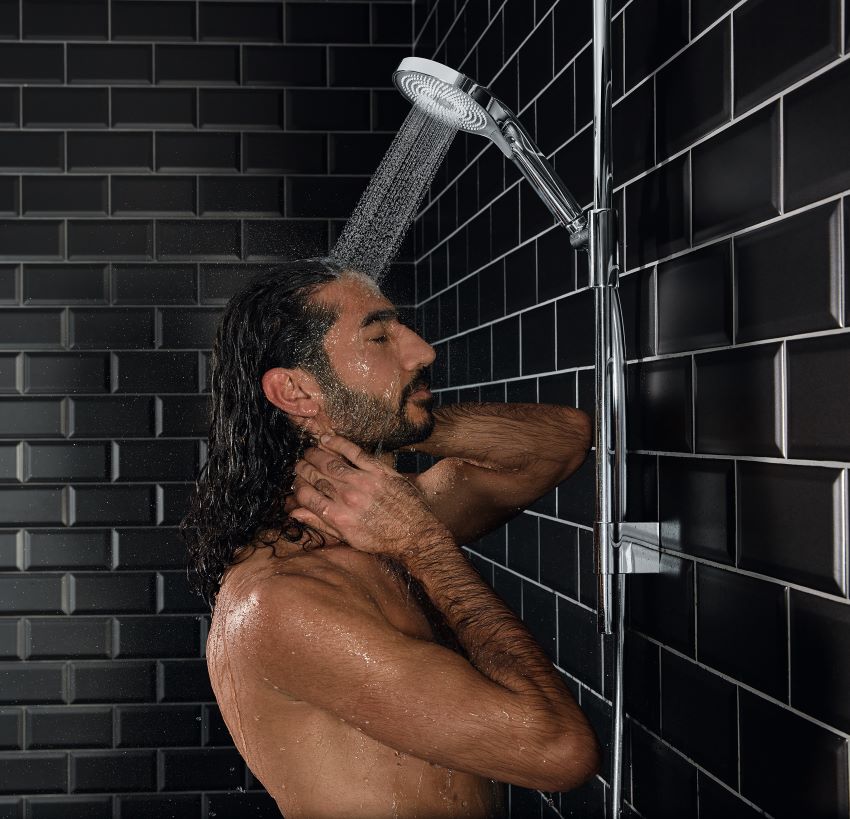 So macht Haare waschen Spaß: Die feinen Wasserperlen...