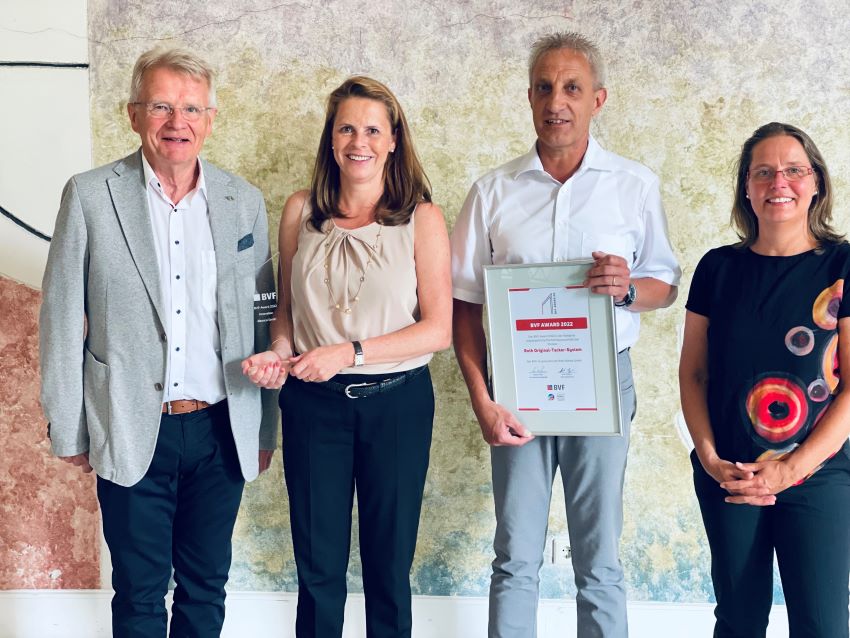 Verleihung des BVF-Awards 2022, von links: Ulrich Stahl...