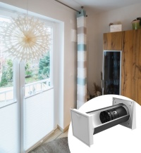 Schnelle Installation in der Sanierung: Mit der Funksteuerung inVENTer Connect entfällt die Verkabelung der dezentralen Lüftungsgeräte mit dem Reglersystem. Live erleben bei inVENTer auf der SHK Essen 2022 in Halle 1 Stand A38.<br />Bilder: inVENTer 