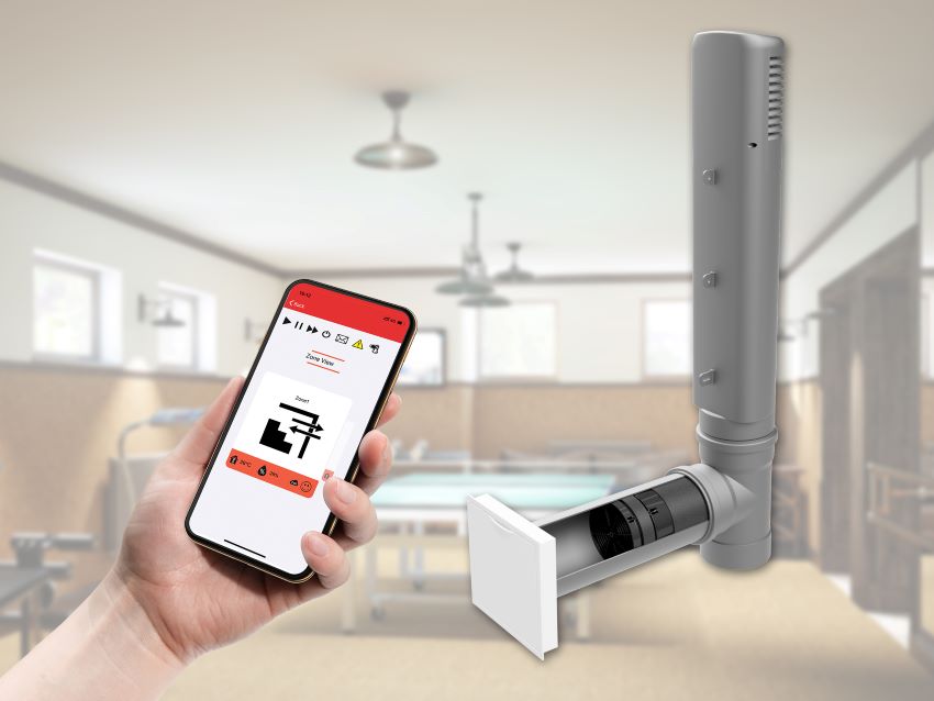 Das dezentrale Lüftungssystem inVENTer Smart+ Sylt...