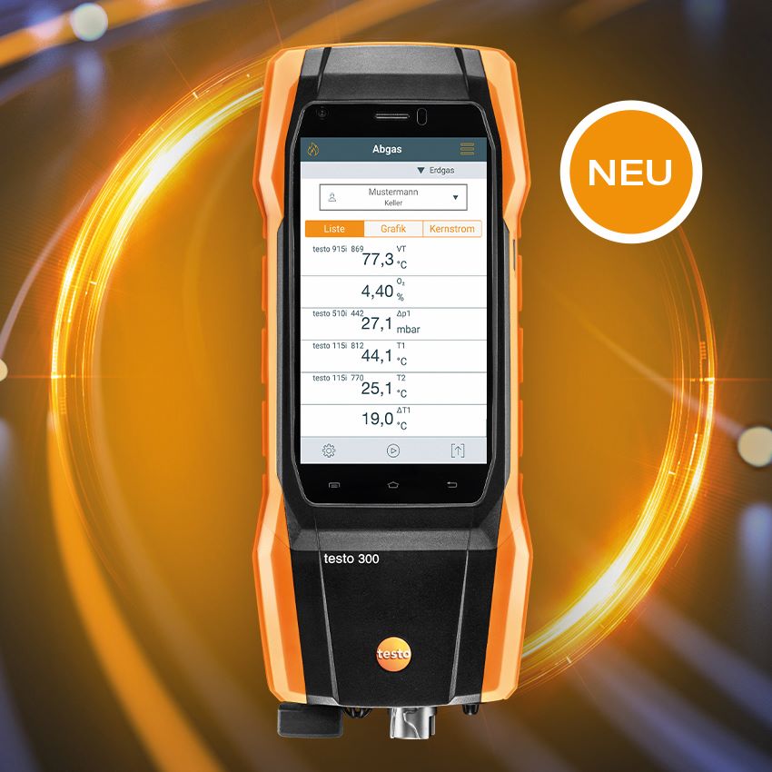 Das Abgasmessgerät testo 300 NEXT LEVEL: smart und...