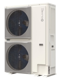 Clivet bietet mit Edge EVO 2.0-EXC ganz neu eine hocheffiziente Luft/Wasser-Wärmepumpe für die Außenaufstellung an. Das Gerät gibt es in elf Größen von 4 kW bis 30 kW zum Heizen, Kühlen und zur Warmwasserbereitung. Ein entscheidender Aspekt bei der Auswahl einer Wärmepumpe ist der Geräuschpegel. Die Neu-Entwicklung erreicht mit 2 Silent- und Super-Silent-Betriebsmodi aktuell die besten Geräuschwerte in dieser Leistungsklasse.<br />Bild: Clivet GmbH<br />