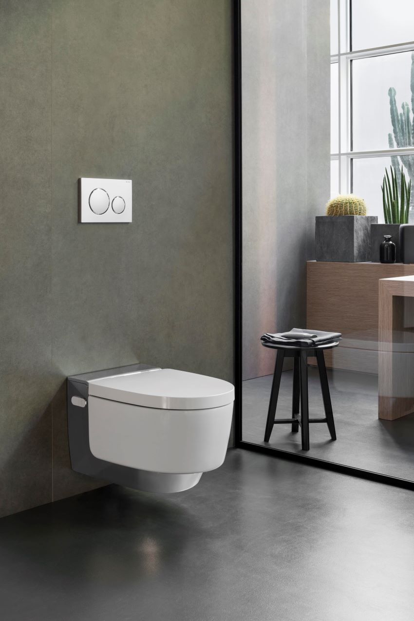 Hinter dem modernen Design von Geberit AquaClean Mera...