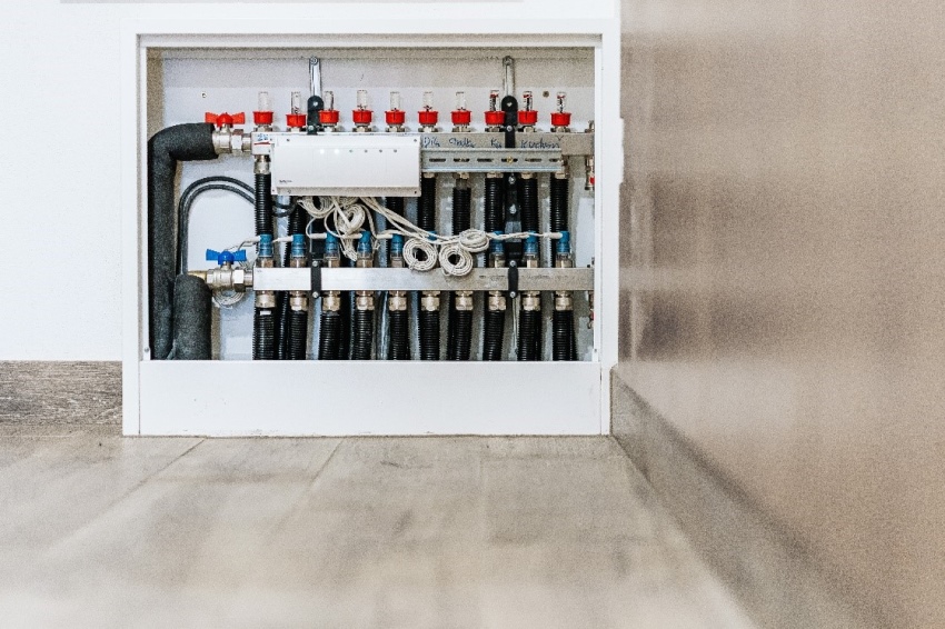 Detail des TacoSys Pro Verteilermoduls mit TopMeter...