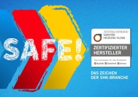 Die beim Europäischen Marken- und Patentamt eingetragene EU-Gewährleistungsmarke garantiert den SHK-Innungsbetrieben: Der zertifizierte Branchenhersteller bietet handwerksgerechte Qualität und Services. Villeroy & Boch stellt sich ab sofort dem öffentlichen Zertifizierungsverfahren „vom Handwerk für das Handwerk“.<br />Bild: ZVSHK