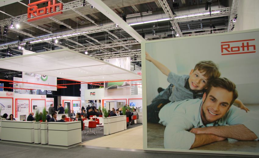 Die Roth Werke stellen auf der ISH in Halle 4 ihre...