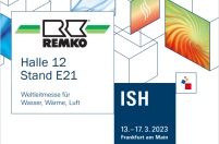 Remko lädt ein zum Treffpunkt ISH – in Halle 12.0 am.......