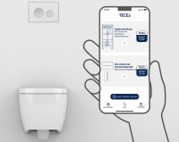 Intuitiv und einfach in der Handhabung: Die TECEsmartcontrol App unterstützt digital bei Inbetriebnahme und Wartung.<br />Bilder: TECE