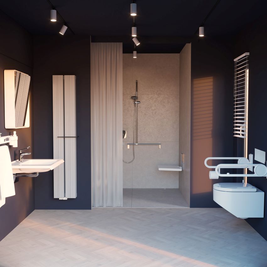 Barrierefreie Badezimmer tragen dazu bei, dass ältere...