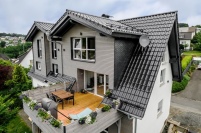 Mit der Erweiterung entstand quasi ein Haus auf dem.......