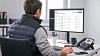 Mit der Software OfficeOn von Bosch Power Tools, einem weltweit führenden Anbieter von Elektrowerkzeugen, Elektrowerkzeug-Zubehör und Messtechnik, bietet die Heizungsmarke Bosch Home Comfort in Kooperation kleineren Handwerks-Betrieben eine einfache und übersichtliche Lösung zur zentralen und digitalen Verwaltung aller relevanten Arbeitsprozesse. <br />Bild: Bosch
