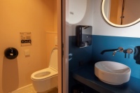 wellnest stellte einen hohen Anspruch an Qualität und Design der Sanitärprodukte vor der Wand. Und das Design sollte zum Konzept passen.