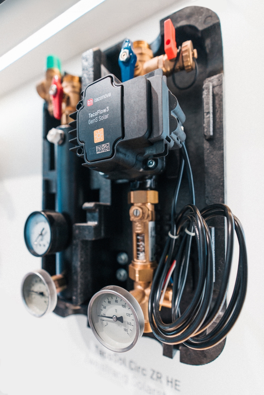 Die Umwälzpumpe Taco Flow3 GenS mit modernster Technologie...