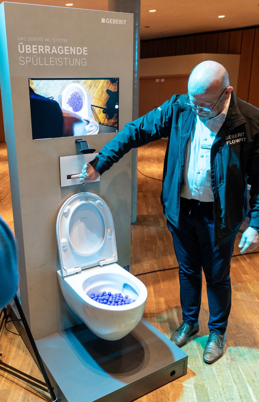 Auf der Geberit NahDran Tour 2023 wird das neue Geberit...