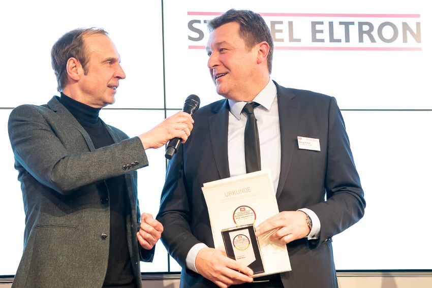 Moderator Torsten Knippertz und Henning Schulz, Pressesprecher...