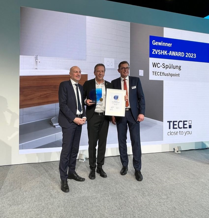 ZVSHK-Award „Badkomfort für Generationen“ für TECEflushpoint:...