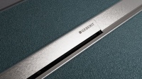 Die Duschrinne CleanLine50 ist ab 1. April 2023 in den Farben Edelstahl gebürstet und Schwarzchrom erhältlich.