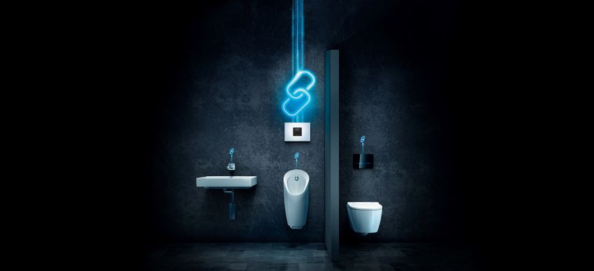 Geberit Connect ermöglicht Betreibern von Sanitäranlagen...